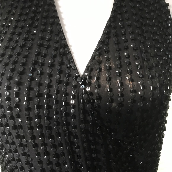 Parker sequin wrap dress, single button closure XS - Picture 3 of 7